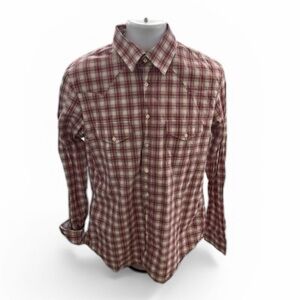 ALEXANDER MCQUEEN Mens Western Plaid Shirt
